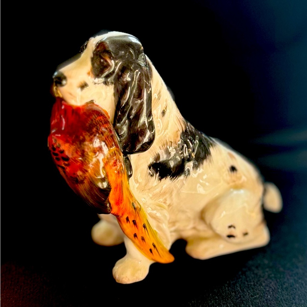 Very Rare Vintage Royal Doulton English Setter With Pheasant HN 1062